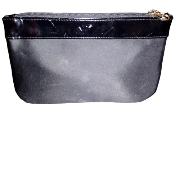 Giorgio Armani Black Satin Pouch - Picture 2 of 3